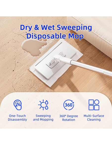 Mopa Barrendero Sin Tocar INWEJIA Multi Superficie 348g