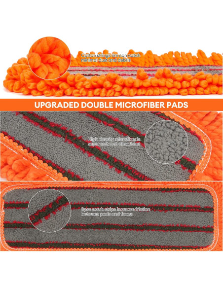 Mopa de Polvo Lalafancy con Almohadilla Microfibra 127 cm