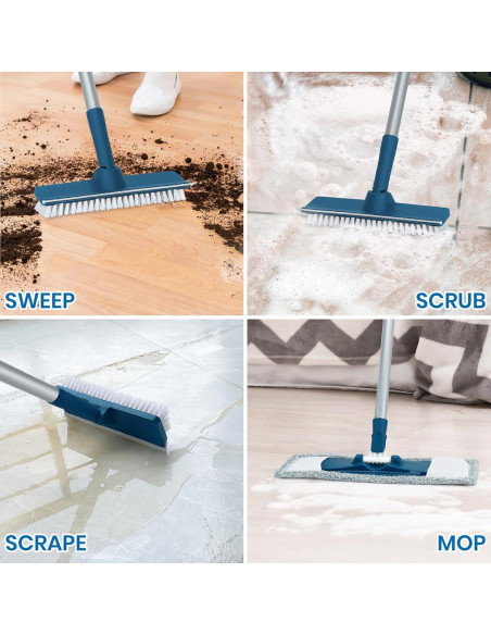 Juego de Mopa y Cubo Plegable TrueYee 9.5L Microfibra