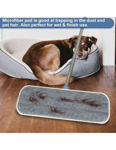 Paños de Repuesto para Mop Microfibra 46 cm SOOCAN - 5 Pzs