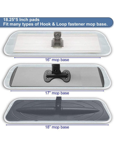 Paños de Repuesto para Mop Microfibra 46 cm SOOCAN - 5 Pzs