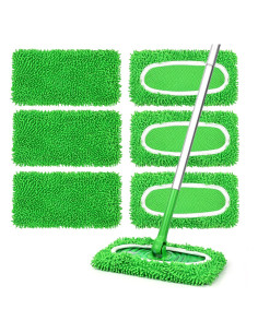 6 Almohadillas Reutilizables Microfibra ZMZPA para Mop Swiffer