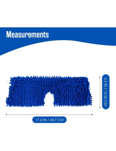 Cabezal de Repuesto Houseables 45x15cm 3PK Microfibra 2