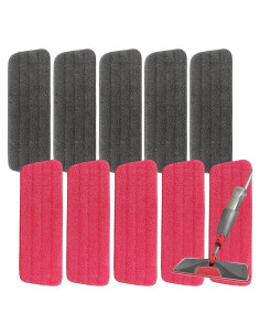 Paños de Microfibra Sgizoku 41.91x13.97cm Reutilizables 10 Unidades