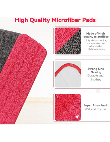 Paños de Microfibra Sgizoku 41.91x13.97cm Reutilizables 10 Unidades