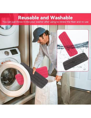 Paños de Microfibra Sgizoku 41.91x13.97cm Reutilizables 10 Unidades