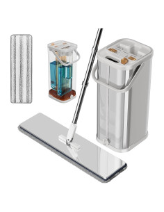 Juego de Trapeador y Cubo SWIFTIRON Acero Inoxidable 1,81 kg