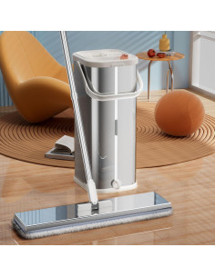 Juego de Trapeador y Cubo SWIFTIRON Acero Inoxidable 1,81 kg 2