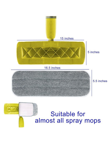 Paños de Repuesto para Mopas JOYHAA 41.91x13.97 cm 6 Pzas