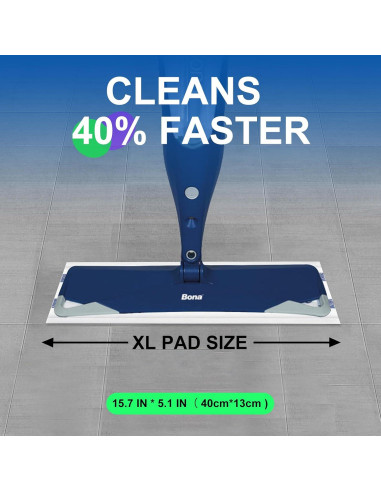 Paños de Microfibra Desechables YHOVID para Mopas 40-46 cm