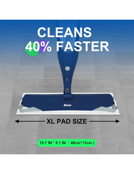 Paños de Microfibra Desechables YHOVID para Mopas 40-46 cm