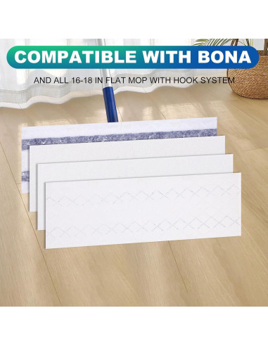 Paños de Microfibra Desechables YHOVID para Mopas 40-46 cm