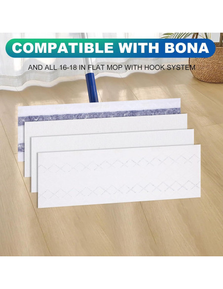 Paños de Microfibra Desechables YHOVID para Mopas 40-46 cm