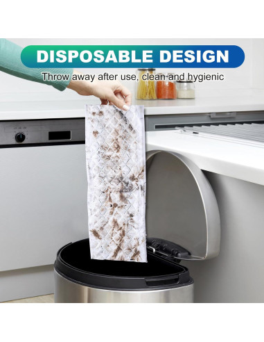 Paños de Microfibra Desechables YHOVID para Mopas 40-46 cm