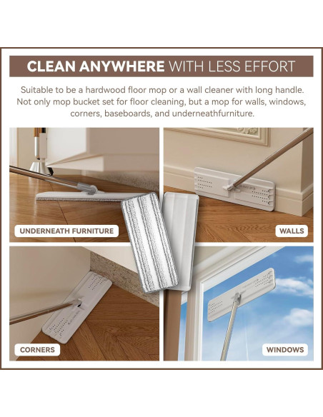 Paños de Mopa de Microfibra 33 cm Reemplazo Lavable 6 Pzas