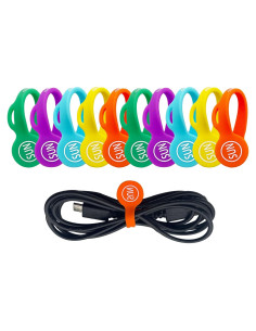 SUNFICON Paquete de 10 Clips Magnéticos Organizadores de Cables