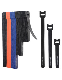 Sujetadores Reutilizables Cable Matters 100-Pack 4-8"