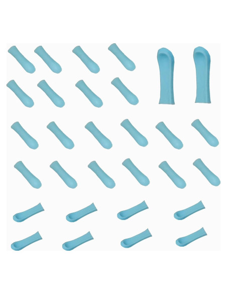 100 Piezas Consejos de Silicona para Limpiar Oídos Angelise