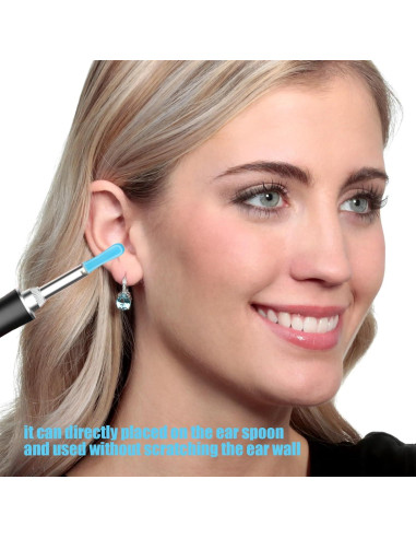 100 Piezas Consejos de Silicona para Limpiar Oídos Angelise