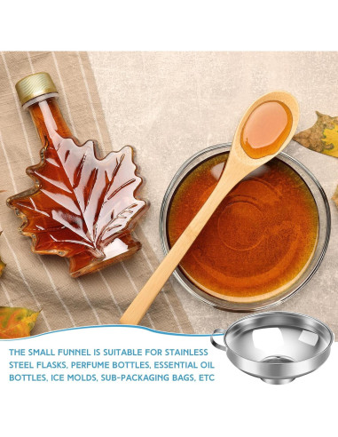 Set de Embudos de Acero Inoxidable Baderke 17 Piezas