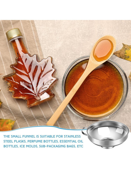 Set de Embudos de Acero Inoxidable Baderke 17 Piezas