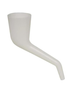 Embudo de Ángulo Recto Lisle 17232 25,4 cm Plástico