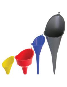 Juego de 4 Embudos Multiusos FloTool 10712MX4 para Líquidos