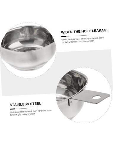 Embudo de Conservación Jojofuny Acero Inoxidable Boca Ancha