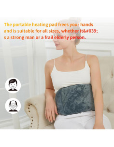 Almohadilla Calefactora Inalámbrica CURODAR 42x19cm 10000mAh 2