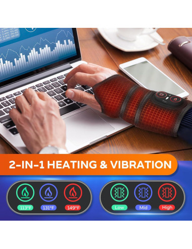 Funda Calentadora Inalámbrica WOLOYHEATIE 3 Niveles Calor