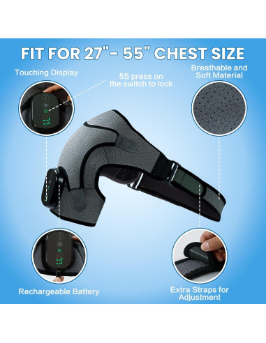 Funda Calentada para Hombro Hailixuan con Masaje y Calor
