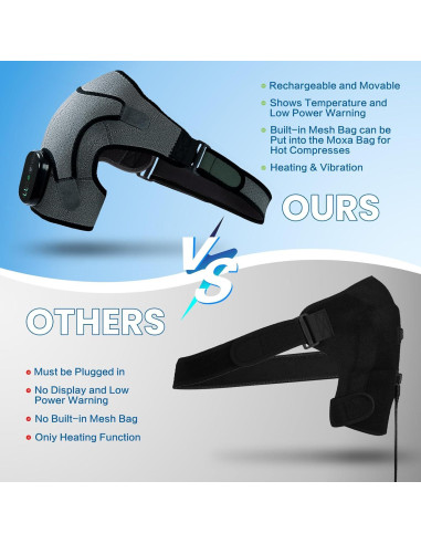 Funda Calentada para Hombro Hailixuan con Masaje y Calor