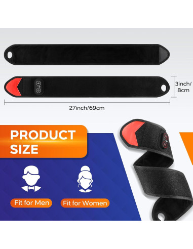 Funda Calentadora Inalámbrica WOLOYHEATIE 3 Niveles Calor