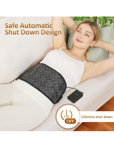 Almohadilla Térmica Infrarroja UTK 40x15cm 3 Niveles Calor