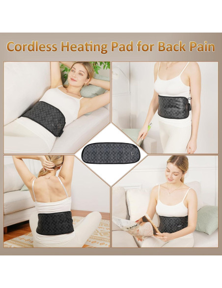 Almohadilla Térmica Infrarroja UTK 40x15cm 3 Niveles Calor