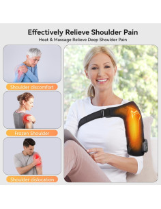 Funda de Masaje Calentada Carecomfi para Hombros 4000mAh 2