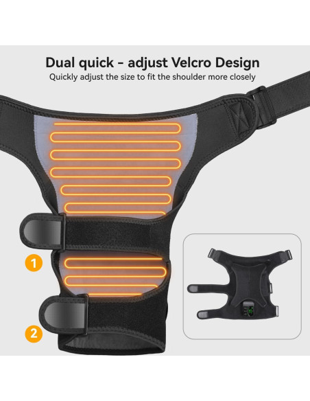 Funda de Masaje Calentada Carecomfi para Hombros 4000mAh