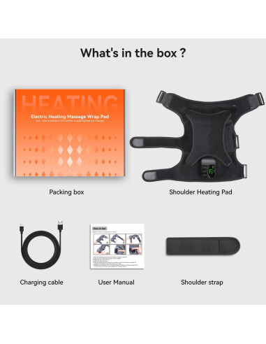 Funda de Masaje Calentada Carecomfi para Hombros 4000mAh