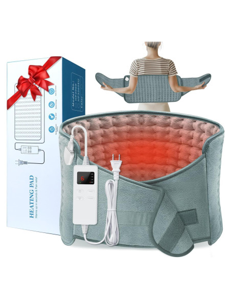 Almohadilla Calefactora Eléctrica IGXHAVIZ 30x60cm con Cinturón