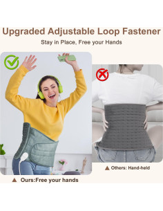 Almohadilla Calefactora Eléctrica IGXHAVIZ 30x60cm con Cinturón 2