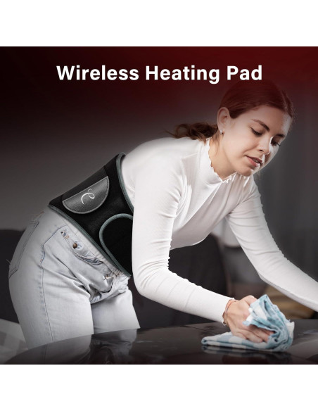 Almohadilla Calentadora Comfytemp Inalámbrica con Masajeador