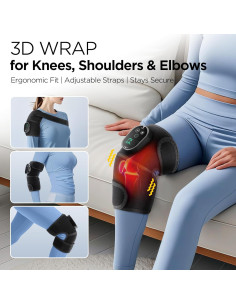 Almohadilla Térmica Inalámbrica WOLOYHEATIE 3 en 1 para Rodilla 2