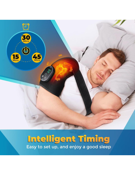 Masajeador de Rodilla Calentado FlareMore Inalámbrico 6 Niveles