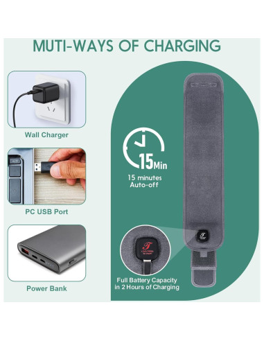 Funda Calentadora de Muñeca Telepepe 3000mAh 3 Niveles