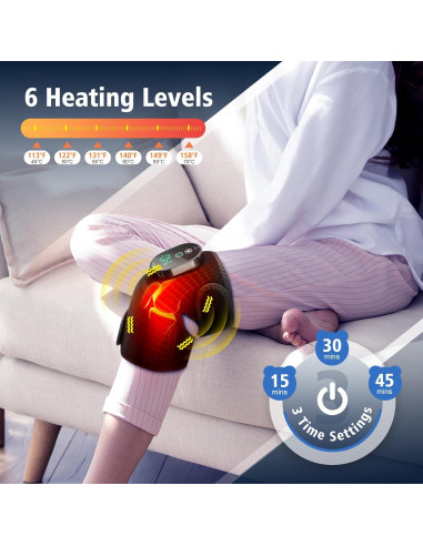 Faja calefactable inalámbrica ROMYSE para rodilla y hombro