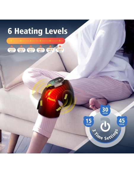 Faja calefactable inalámbrica ROMYSE para rodilla y hombro