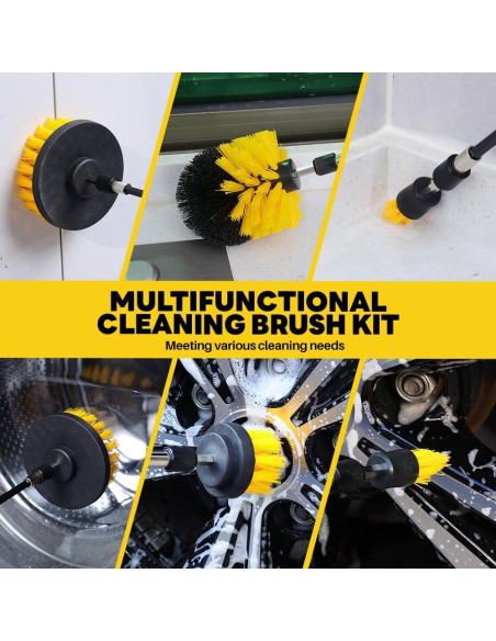 Juego de 6 Cepillos de Limpieza para Taladro MIANYINGR