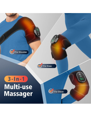 Faja calefactable inalámbrica ROMYSE para rodilla y hombro