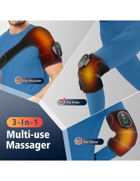 Faja calefactable inalámbrica ROMYSE para rodilla y hombro
