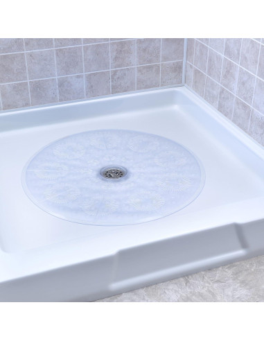 Tapete de Ducha Redondo SlipX Solutions 58 cm Antideslizante